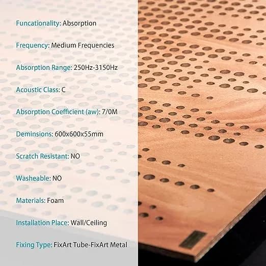 ATHOS BROWN Acoustic Foam Panels – Pack of 4