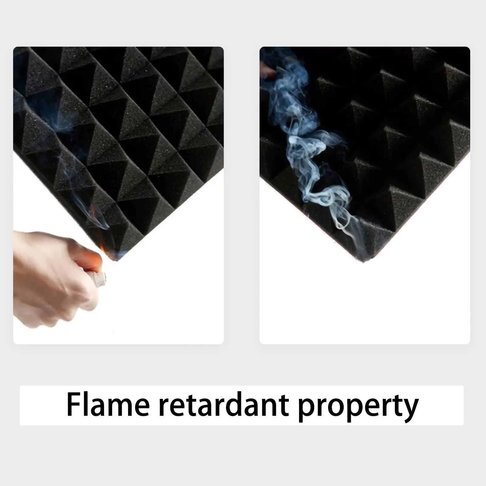 Canton Absorber Acoustic Foam Panels | Charcoal Black | Pack of 24