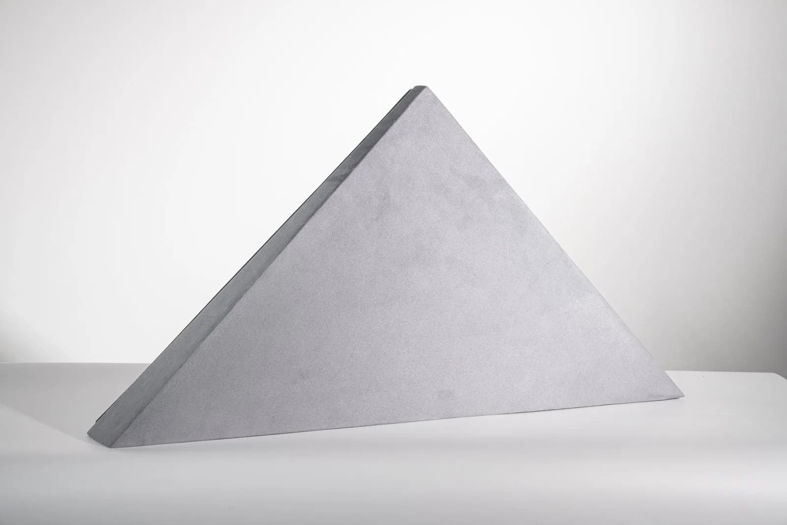 Triangular Absorption Acoustic Fabric Panel – 2 Pcs Pack (Grey)