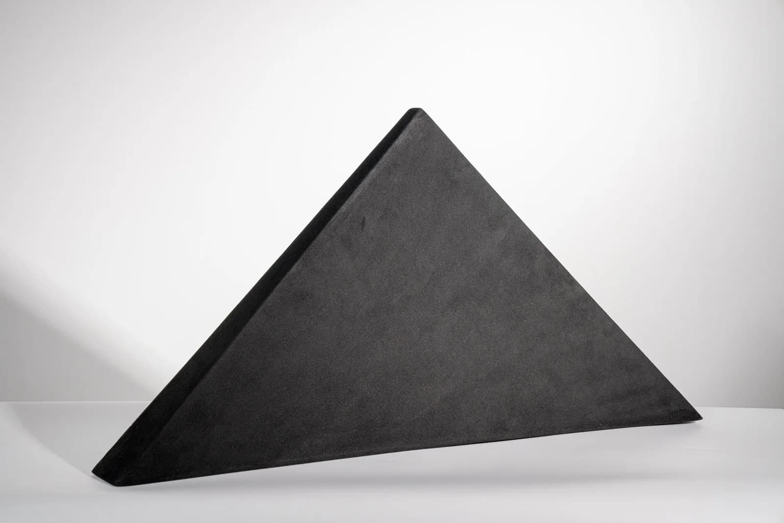 Triangular Absorption Acoustic Fabric Panel – 2 Pcs Pack (Black)