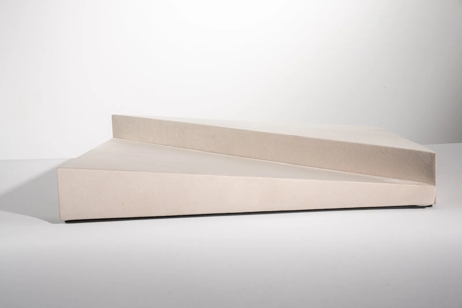 Triangular Absorption Acoustic Fabric Panel – 2 Pcs Pack (White)