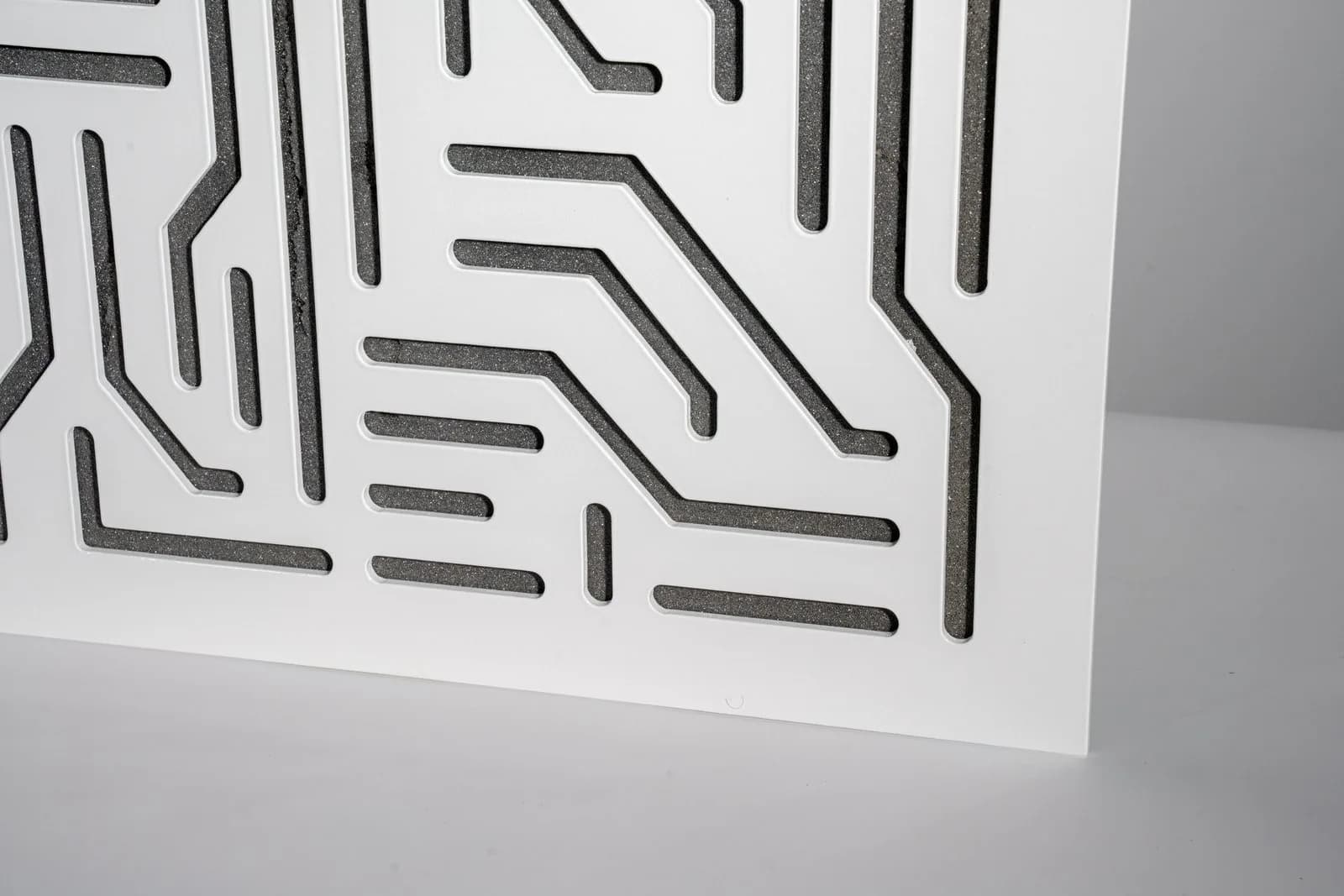 Azteka White Acoustic Wood Panels – Pack of 4