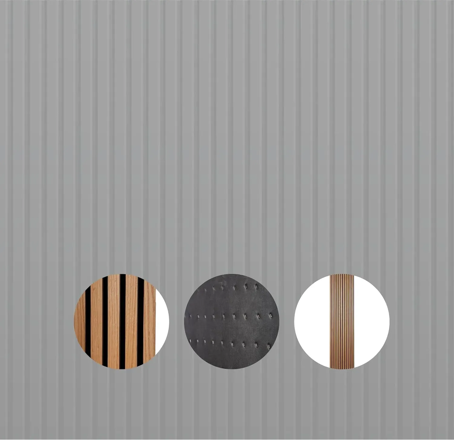 Slat Wall Panel | Oak Wood Long Panels – Pack of 2