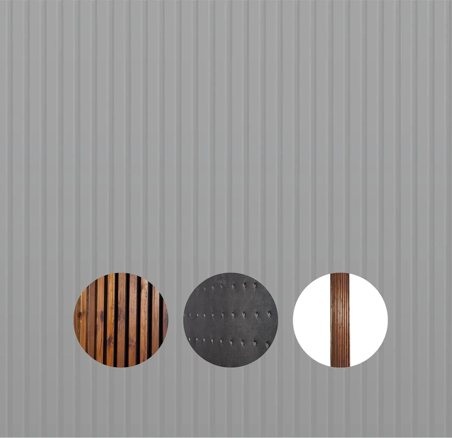 Slat Wall Panel | 3D Wood Long Panels – Light Brown – Pack of 2