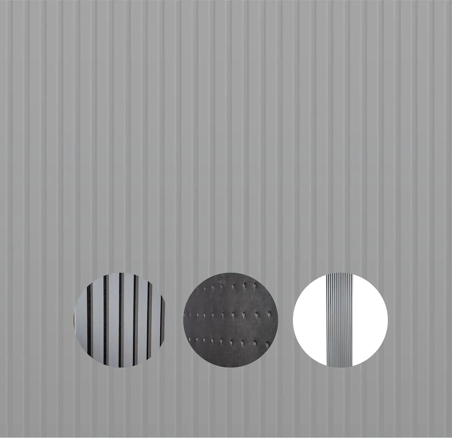 Slat Wall Panel | Wood Long Panels – Silver Color – Pack of 2